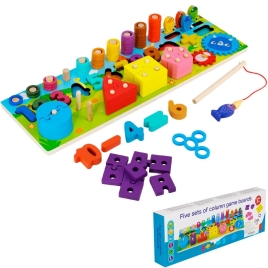 Деревянный Развивающий центр DL-01/FG230719019C в кор.Предназначен для детей в качестве игрушки. Мат