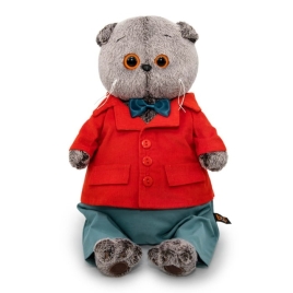 Мягкая игрушка "Басик в костюме с вельветовым пиджаком", 25 см Ks25-233 9866526
