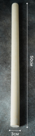 Скалка прямая 50×3 см, берёза