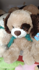 Мягкая Собака черный глаз 20520-30