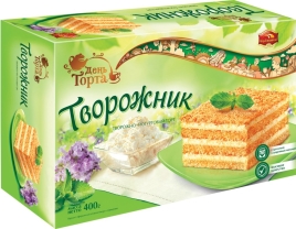 Торт ЧЕРЕМУШКИ творожник 400 г (4 шт/уп)