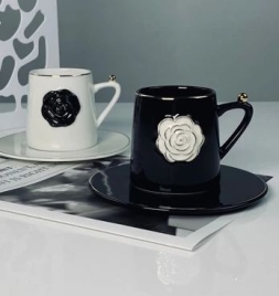 133-463 Кофейный набор 4пр. 95мл в под.уп.(х24)Фарфор