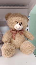 Мягкий Медведь мохнатый с бантиком 20555-30