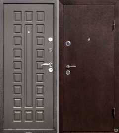 Дверь металлическая ЙОШКАР венге 960 правая