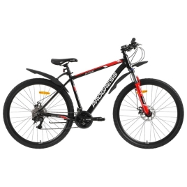 Велосипед 29" Progress Anser MD RUS, цвет черный/красный, размер 17" 7642796