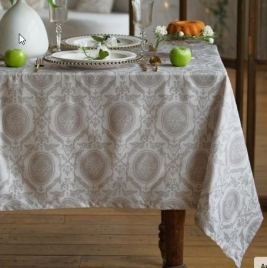 Скатерть «Этель» Classicism, 146×250 см, 100% хлопок, саржа 190 г/м²