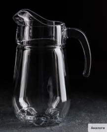 Кувшин Paşabahçe Sylvana, 1.35 л, стекло, прозрачный
