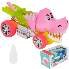 Игрушка на батарейках HD9068A Крокодил с паром в кор. Предназначен для детей в качестве ирушки,Матер