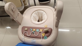 Стульчик для кормления 1155 серый