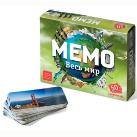 Настольная игра Мемо Весь мир 7204