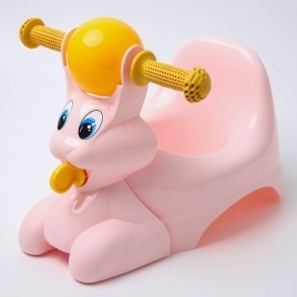 Горшок детский в форме игрушки «Зайчик Lapsi», цвет розовый 597101