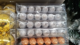 Набор шаров Шишки 6шт YY-3005