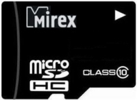 Карта памяти Mirex microSDHC. class 10 8 Gb 22Mb/s, 1085670