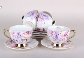 Набор чайный 6/12 Цветочная роскошь 230 мл п/уп кратно 1
