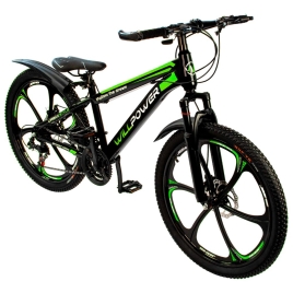 Велосипед двухколесный 26" WILLPOWER зеленый FG23040114K-3