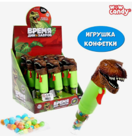 Набор игрушка + конфетки, динозавр 5453882