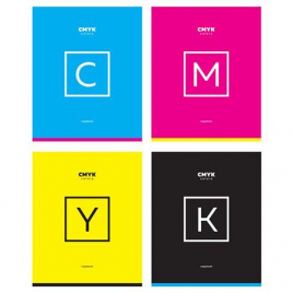 Тетрадь А5  48л " БиДжи " спираль Cmyk (ассорти), клетка, обложка- мелованный картон, 4 дизайна