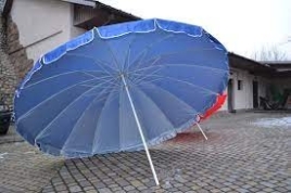 уличный зонт, круглый, цвет синий 3м, толстый, 8 спиц