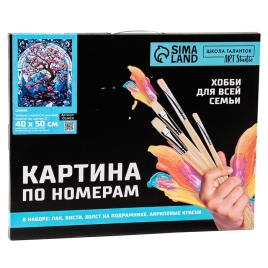 Картина по номерам на холсте "Сакура", 40х50 см 10524531