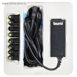 Адаптер питания Buro BUM-0036S40, автоматический, 40Вт, 9.5В-20В, 8-переходников, 3860060
