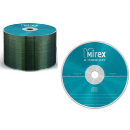 Диск CD-RW " Mirex " 700 Мб 4X-12X Bulk 50шт