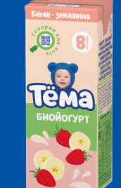 Биойогурт ТЕМА в асс-те  210 г (6 шт/уп)