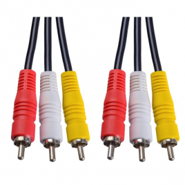 Кабель PERFEO R3101 3XRCA вилка - 3XRCA вилка 2 м