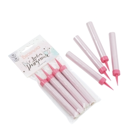 Фонтан для торта " Веселуха " Фонтан. Розовое пламя 10см, 30секунд, 4шт, высота вылета искр 35-50см