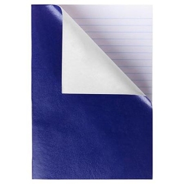 Тетрадь А4  96л " Hatber " бумвинил Синяя, линия, офсет, на скобе