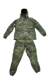 Костюм демисезонный мужской Горка Рип-стоп Камуфляж с флисовой подкладкой (р 44, Зеленый)