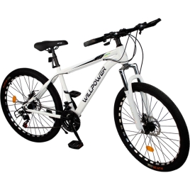 Велосипед двухколесный 26" WILLPOWER белый-черный, 21 скорость FG240528107L-5
