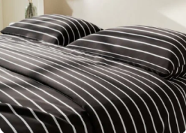 КПБ Этель 1.5сп "Black stripes" 143*215см,150*214см,70*70см-2 шт, 100% хлопок,поплин 6632184