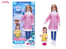 Набор кукол в зимней одежде (2 шт) 98004