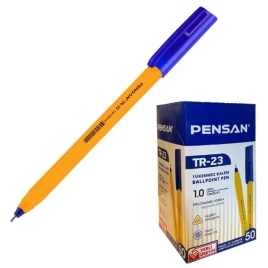 Ручка шариковая Pensan ТR-23 узел-игла 1.0 синие 9202076