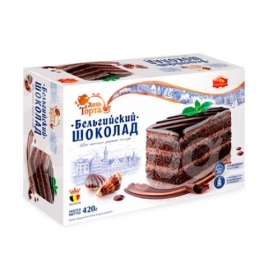 Торт ЧЕРЕМУШКИ Бельгийский шоколад 420 г (6 шт/уп)