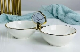 133-472 Менажница 22,5х10,5х8см ЛАЗУРИТ в под.уп.(х24)Фарфор