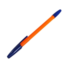 Ручка шариковая LANCER Office Style 820 узел 1.0 синий, корп. оранж неон 2042982