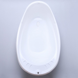 Ванночка со сливом 85 см., "Буль-Буль", цвет белый, ковш МИКС 4407118