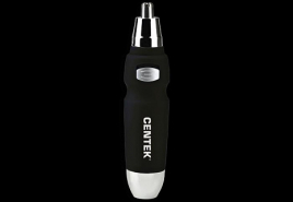 Триммер Centek CT-2178 (чёрн/хром) 3 В 1: для носа, бровей и ушей, Soft-touch покрытие, питание 1хАА