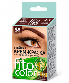 Fitocolor  крем-краска д/бровей  4,0 горький шоколад (24)
