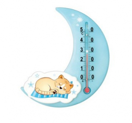 Термометр универсальный детский, цвет голубой, рисунок МИКС