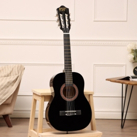 Классическая гитара Music Life QD-H30Y, черный, 78 х 28 х 8 см   9915666