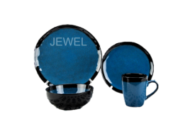 Набор столовый JEWEL Неон 16 предметов (керамика)