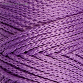 Шнур для вязания без сердечника 100% полиэфир, ширина 3мм 100м/210гр, (92 фиолетовый) 2862182