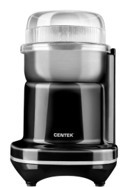 Кофемолка Centek CT-1365 Black 250Вт, 165 мл, безопасная блокировка, стальн чаша, прозрачная крышка