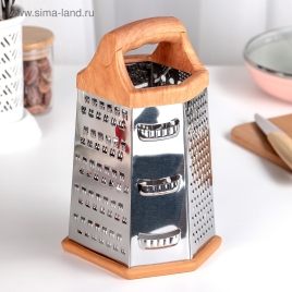 Терка шестигранная "Деревушка" 14,5х11х23см 3628395