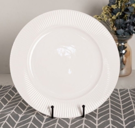 Тарелка обеденная 26,5 см JEWEL Бьянко (new bone)