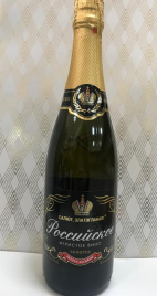 Шампанское РОССИЙСКОЕ златоглавая белое полусладкое 0,75 л