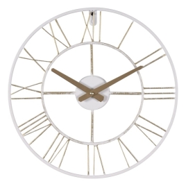 Часы настеные, серия: Лофт, плавный ход, d-40 см, белые 9925985