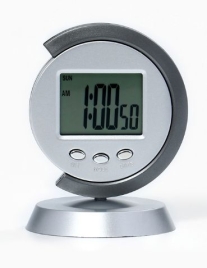 Часы - будильник электронные "Таурис" настольные с календарем, 7.7 х 11 см 5219658